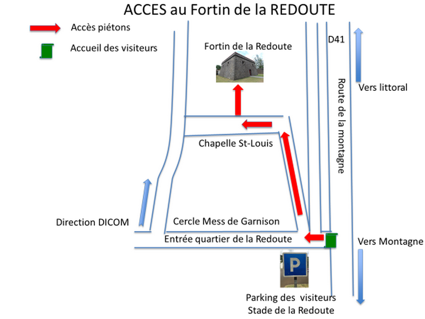 accès au fortin de la Redoute (Copier)